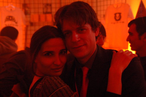 photo ~ Nassima, Olivier ~ Arnaud Stebe ~ 2010-01-01 ~ New Year's Eve 2010 Celebration 10th Anniversary Event ~ sputnyc