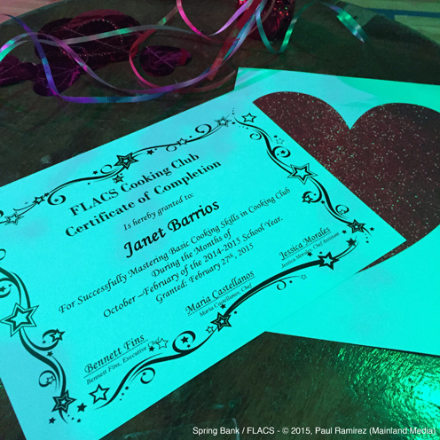 photo ~ Certificate of Completion ~ Paul Ramirez ~ 2015-02-27 ~ Spring Bank presents Healthy Hearts ~ sputnyc