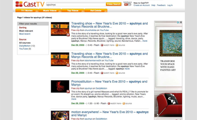 publication ~ sputnyc videos ~ staff ~ 2012-10 ~ CastTV ~ sputnyc
